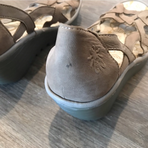 Fly London Yadi Wedge Heel Sandals - Picture 6 of 6